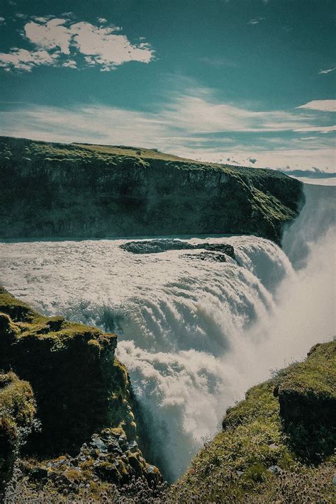 Hd Wallpaper Waterfalls Waterfalls During Daytime Iceland Nature Beauty Wallpaper Flare