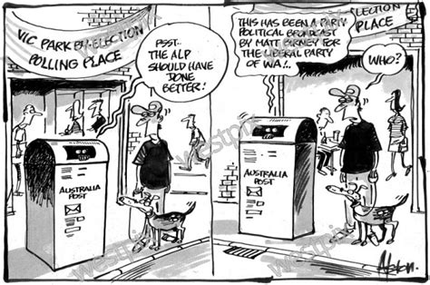 Dean Alston Cartoon Victoria Park By Election Westpix