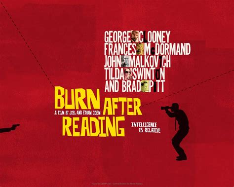 Movie Poster Burn After Reading On Cafmp