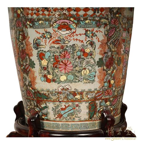 Antique chinese famille rose medallion vase 17 5 h. 19 Century Antique Chinese Rose Medallion Vase Chinese ...