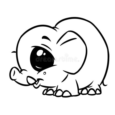 Cute Cartoon Animals With Big Eyes Coloring Pages