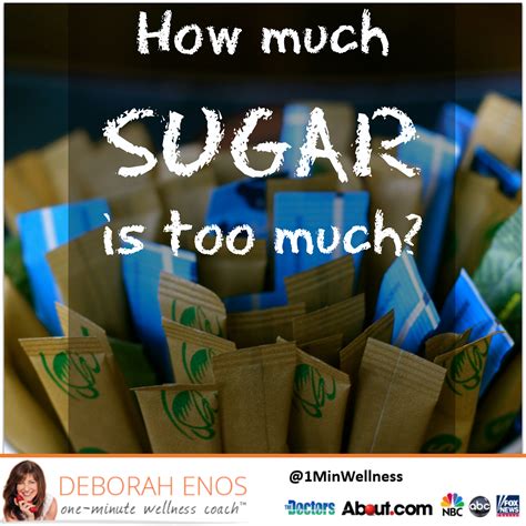 The goal is to prevent dangerous blood sugar dips and spikes that risk damaging your heart, eyes, nervous system, and more. How Much Sugar is Too Much? - Deborah Enos