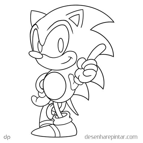 Desenhos Para Colorir Do Sonic Mania