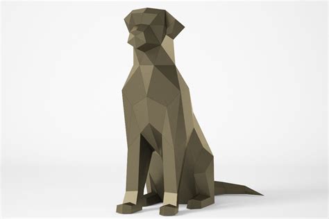 Dog Papercraft Template Papercraft Puppy Template Diy Denmark