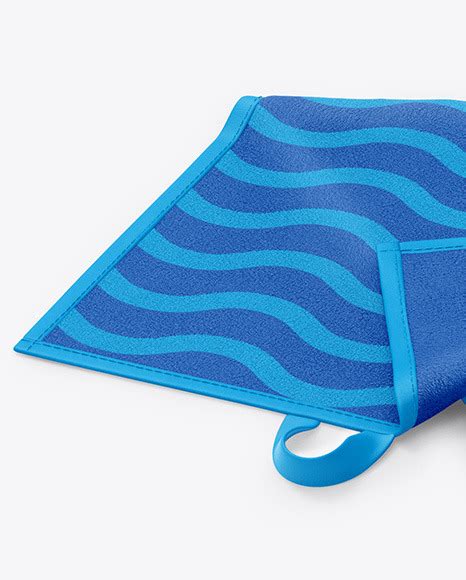 folded beach towel mockup  object mockups  yellow images object mockups