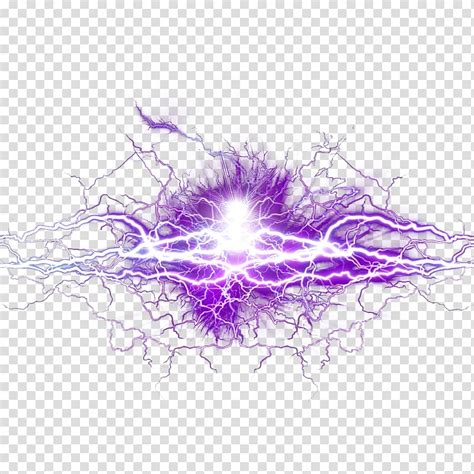 Purple And White Lightning Illustration Graphic Design