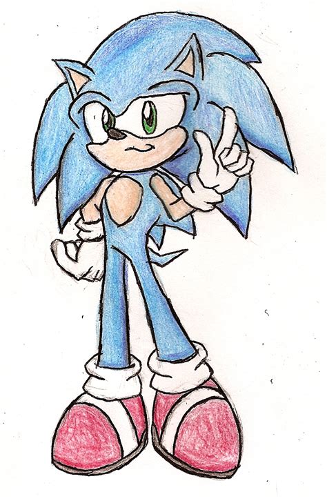 Sonic The Hedgehog Color Pencil Practice By Neonneoz On Deviantart