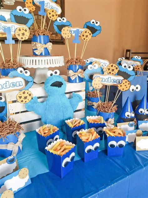 Diy Cookie Monster Party Beautiful Eats And Things Cookie Monster