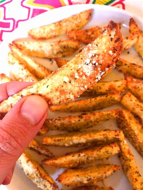 French fries recipe in malayalam. Oven Baked Garlic Parmesan Potato French Fries Recipe ...