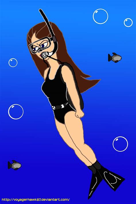 Vanessa Doofenshmirtz Scuba Diving By Voyagerhawk87 On Deviantart