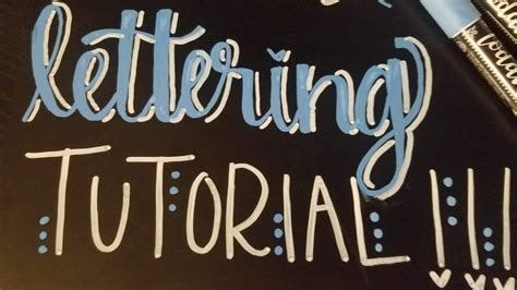 Hand Lettering Tutorial Youtube