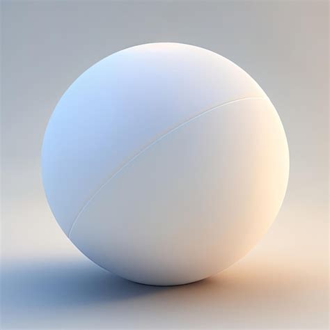 Premium Ai Image White Ball