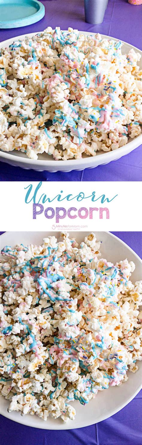 Unicorn Popcorn A Tasty Treat Unicorn Popcorn Kidfood Partytreat