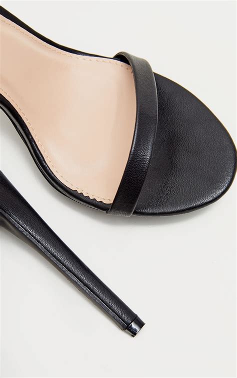 Black Platform Single Strap Sandal Shoes Prettylittlething