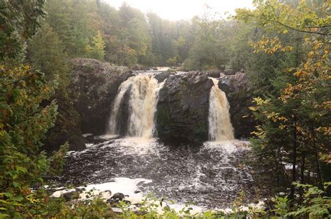 Little Manitou Falls An Easy Wide Waterfall In Wisconsin