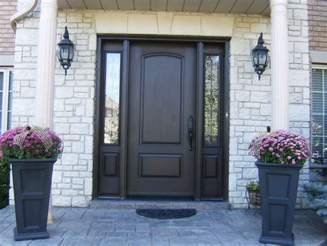 They have a high level of strength to various power influences from outside. double door replaced with arched fiberglass door and two 3 ...