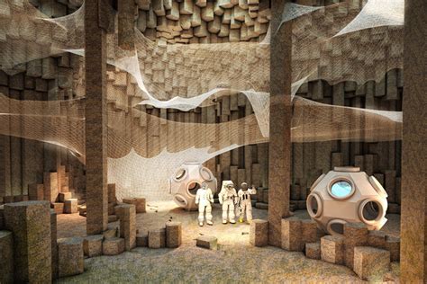 Galería De Za Architects Propone Una Colonia Subterránea En El Planeta