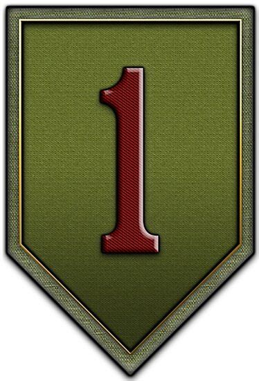 1st Infantry Division Logo United States Army Posters