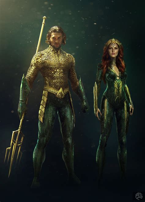 Other Aquaman And Mera Concept Art By Aaron Sims Creative Dccinematic