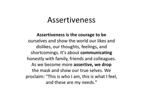 Assertiveness Assertive Quote Assertiveness Assertive Communication