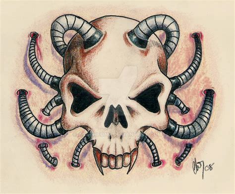Biomech Skull By Acetheone On Deviantart