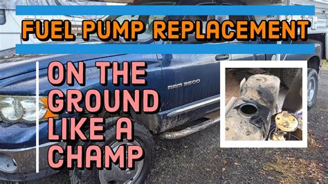 Dodge Ram In Tank Fuel Pump Replacement How To Fix The Fuel Pump Problem YouTube