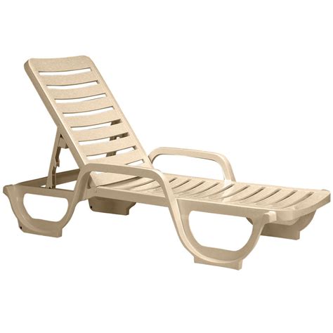 Reclining sun lounger outdoor garden folding gravity chair tray holder. Bahia Chaise Lounge & Cushion - Commercial Outdoor ...