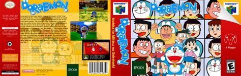 Doraemon 64 Nobita And Three Fairy Stones Nintendo 64 Box Art Cover By