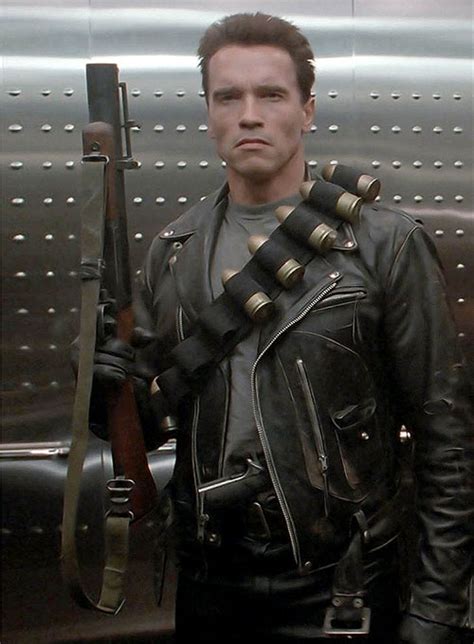 Olympia, conan, terminator, and governor of california. Terminator 2 Arnold Schwarzenegger Leather Jacket ...