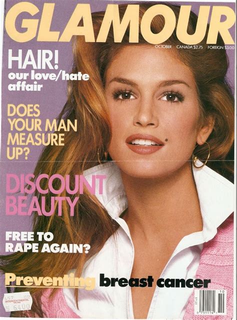 Cindy Crawford Glamour Magazine October 1992 Ellen Von Unwerth Kiko