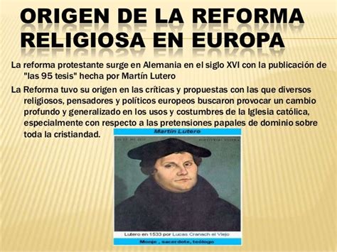 Trabajo Historia Reforma Religiosa