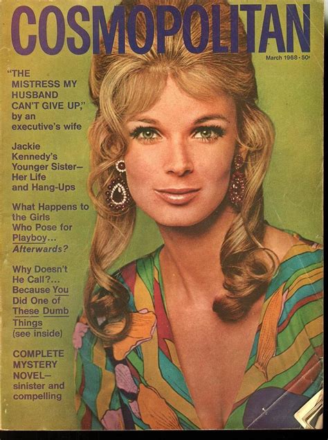Cosmopolitan March 1968 Cosmopolitan Magazine Cover Cosmo Girl