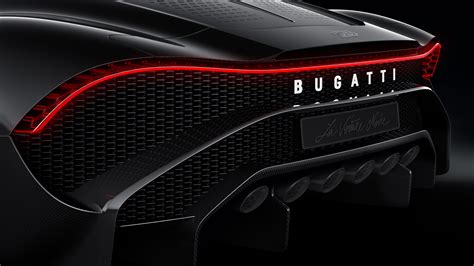 Bugatti La Voiture Noire Rear Lights Wallpaperhd Cars Wallpapers4k
