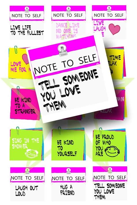 Instant Download Positive Sayings On Post It By Groovygraphics 200