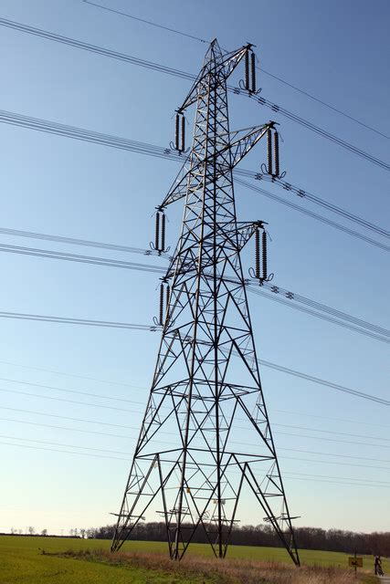 Electricity Pylon © Simon Judd Cc By Sa20 Geograph Britain And Ireland