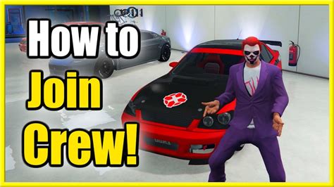How To Join Any Crew In Gta 5 Online Best Tutorial Youtube