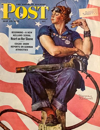 “rosie The Riveter” By Norman Rockwell On The Cover Of “th Flickr