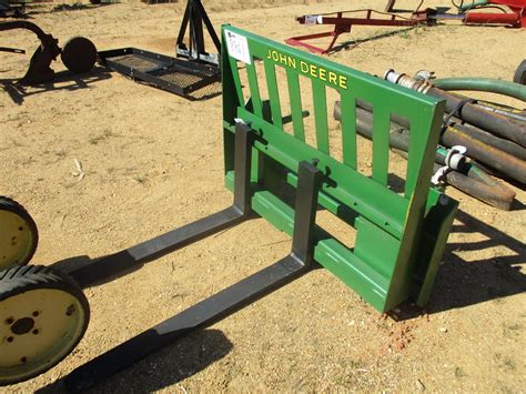 John Deere Fork Attachment Fits Front End Loader Farm Tractor Or