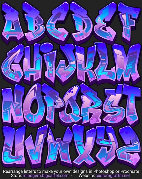 Graffiti Alphabet Styles Graffiti Lettering Alphabet Graffiti Art