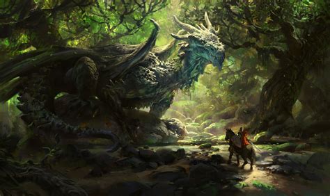 Joseph The Ancient Forest Dragon By Mikeazevedo On Deviantart