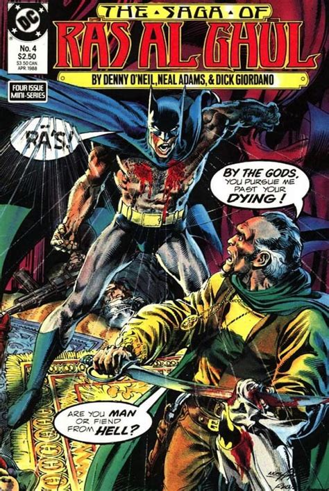 Saga Of Ras Al Ghul 4 Neal Adams Cover And Reprints Pencil Ink