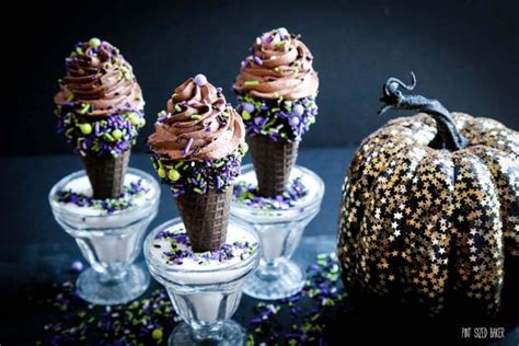 Halloween Mousse Ice Cream Cones Pint Sized Baker With Images Ice