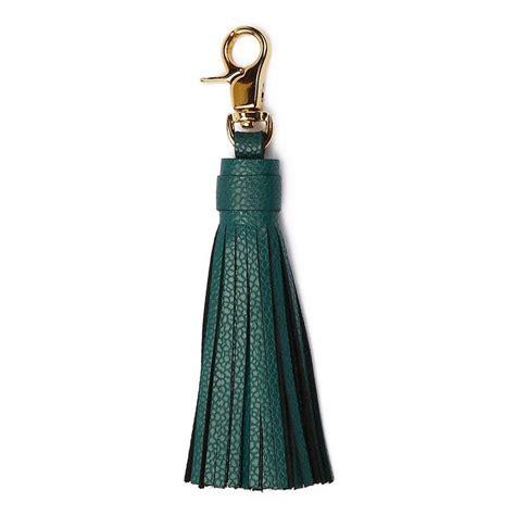 Leather Tassel Keychains Handmade Genuine Leather And Brass Etsy