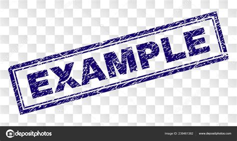 Background: example stamp transparent | Grunge EXAMPLE Rectangle Stamp ...