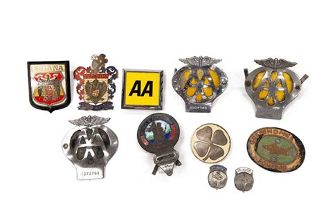 Lot 452 Motoring And Car Club Badges C1930s 1960s