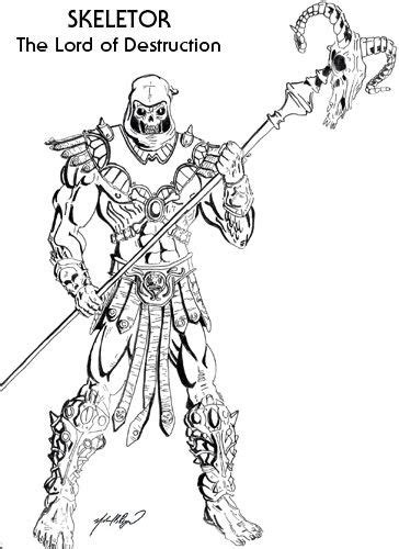 Skeletor Coloring Coloring Pages