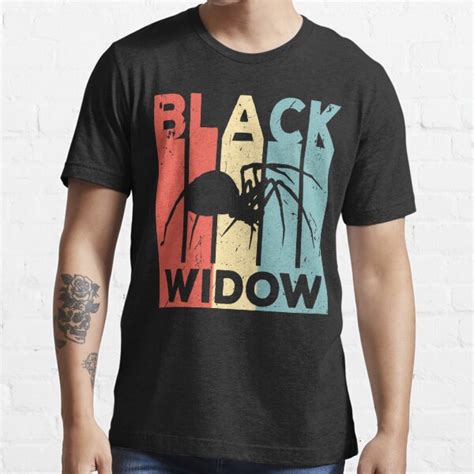 Black Widow Vintage Retro T Shirt For Sale By Prosperousjewel