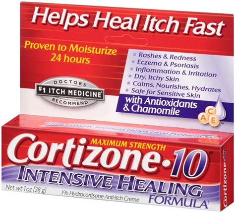 Cortizone 10 Maximum Strength Intensive Healing Formula Anti Itch Creme