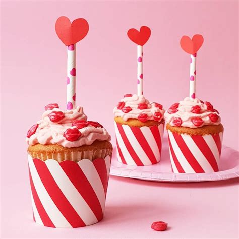 Valentijnsdag Cupcakes Inspiratie Confetti And Balloons Valentijnsdag