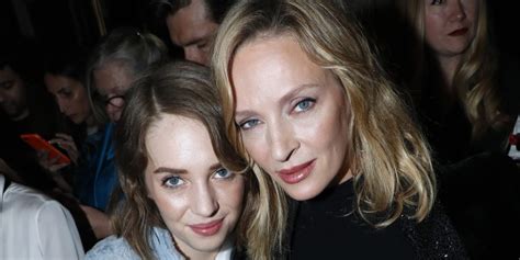 Uma Thurman And Daughter Maya Thurman Hawke Hit Paris Haute Couture